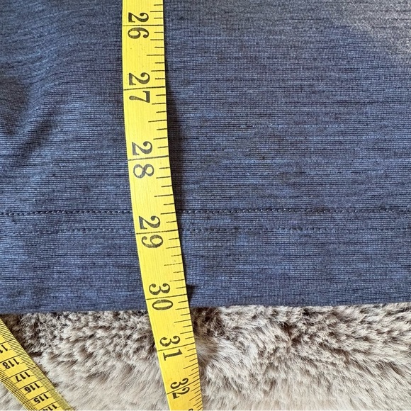 Travis Mathew Havasu 2.0 Quarter Zip Vintage Indigo Blue Black L Golf Eco Light - Picture 12 of 12